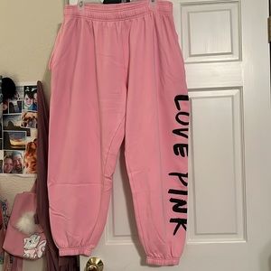 Pink joggers